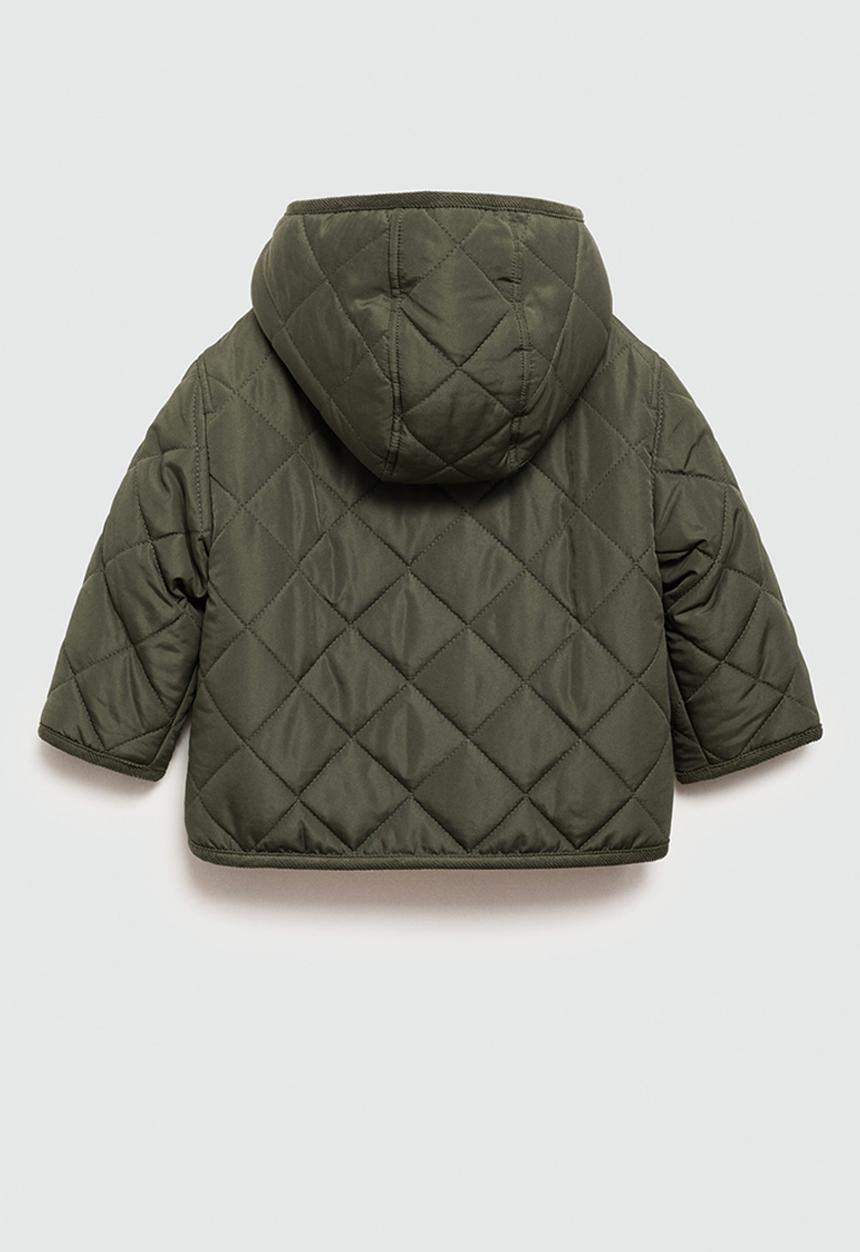 MANGO - Anorak escocia - beige/khaki