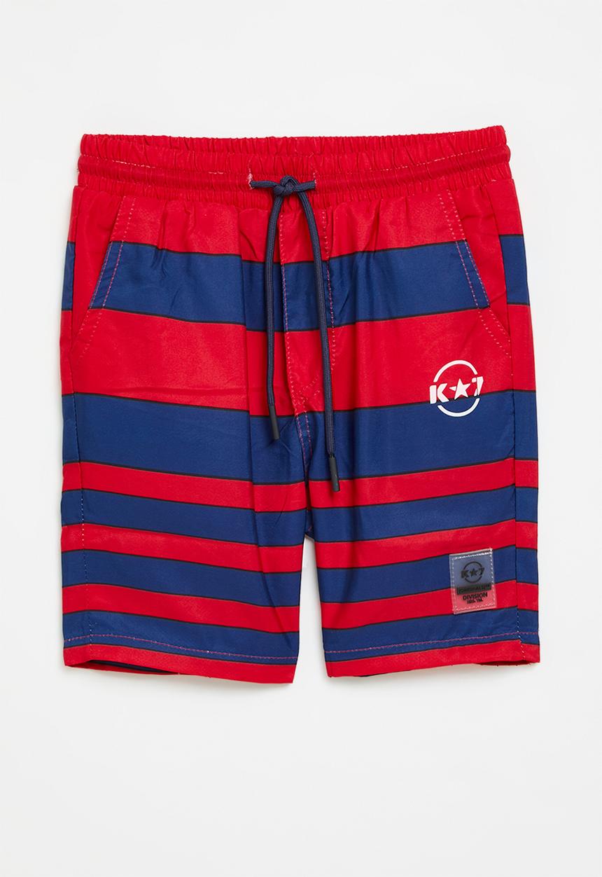 K-STAR 7 - Case boys shorts - red