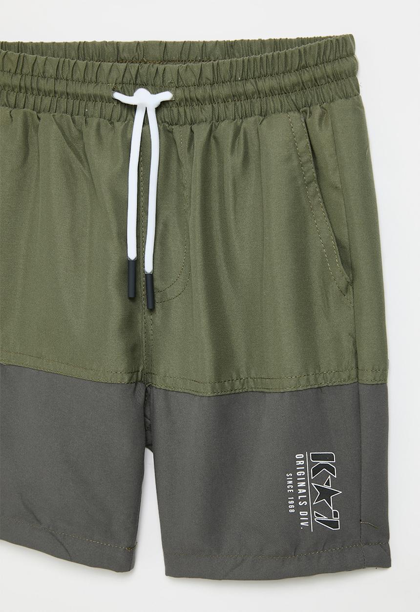 K-STAR 7 - Universe boys shorts - pebble/charcoal
