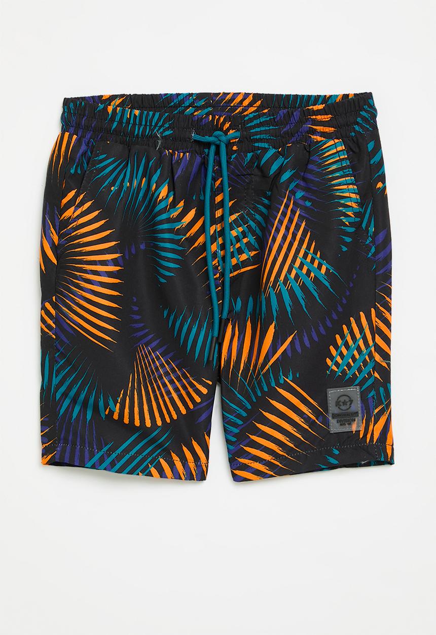 K-STAR 7 - Trippy boys shorts - black