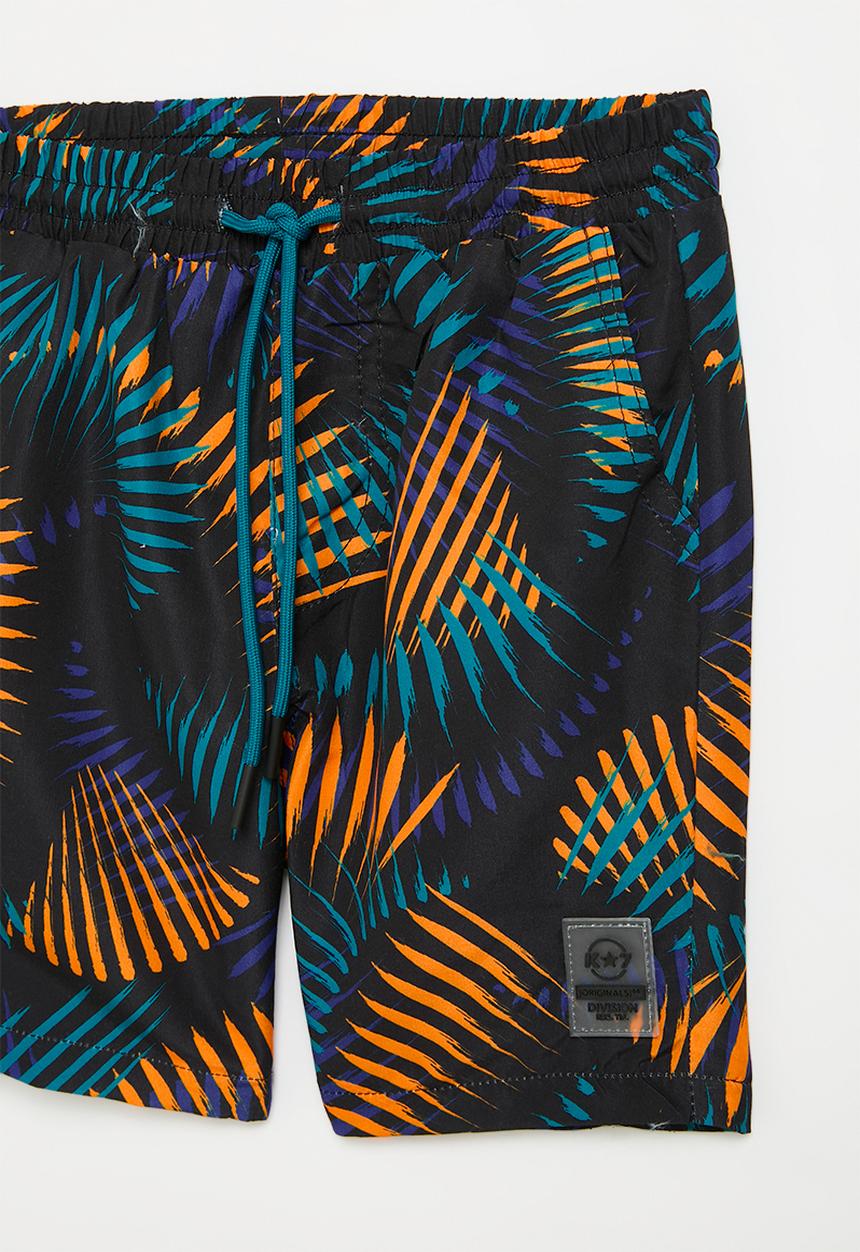 K-STAR 7 - Trippy boys shorts - black