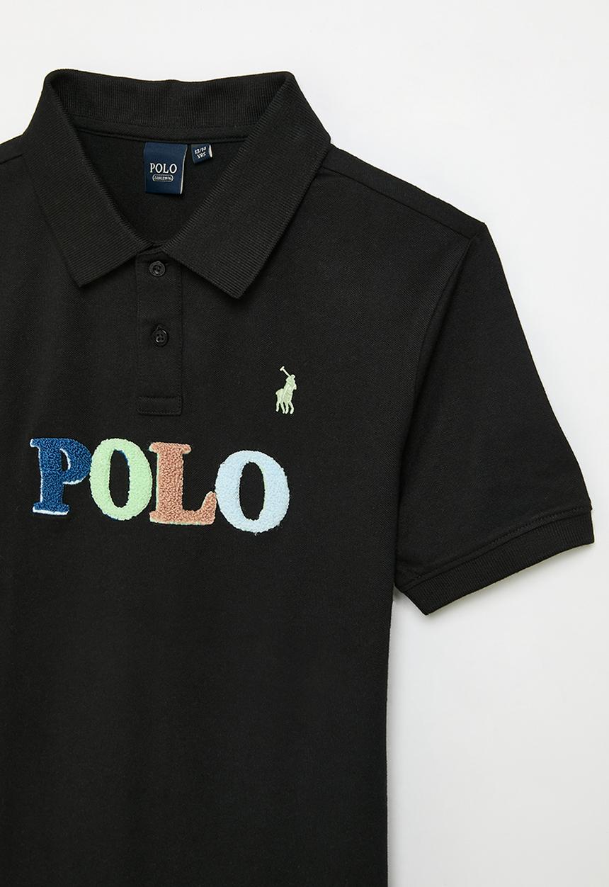 POLO - Boys kyle ss golfer - black