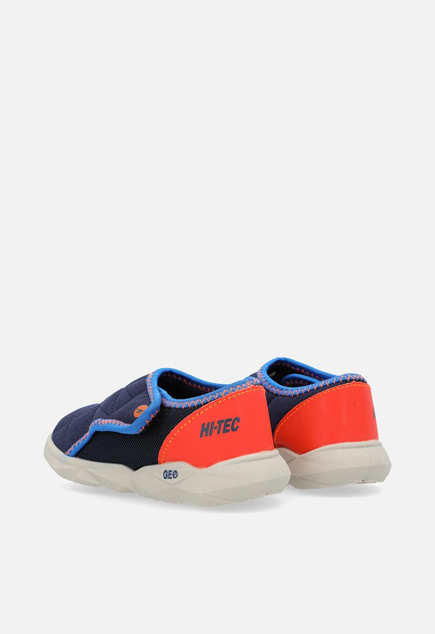 Hi-Tec - Geo-Lite infants velcro- Navy/Orange