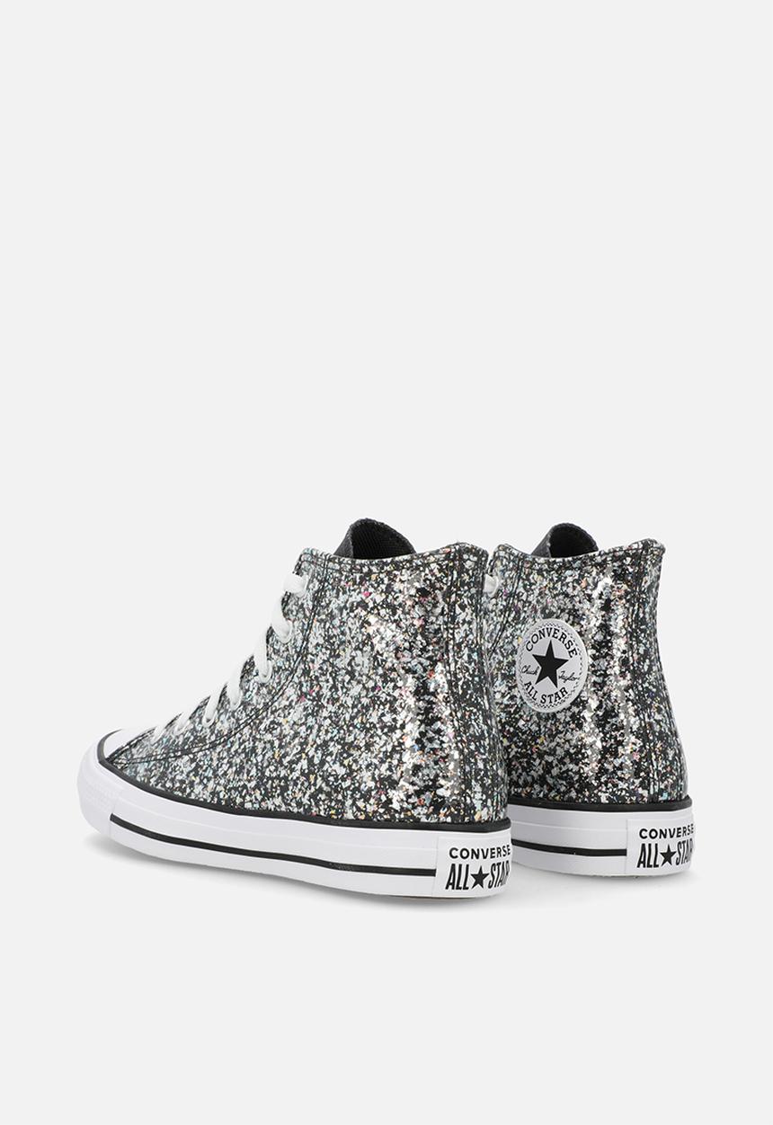 Converse - Chuck taylor all star glitter - dark matter/white/black