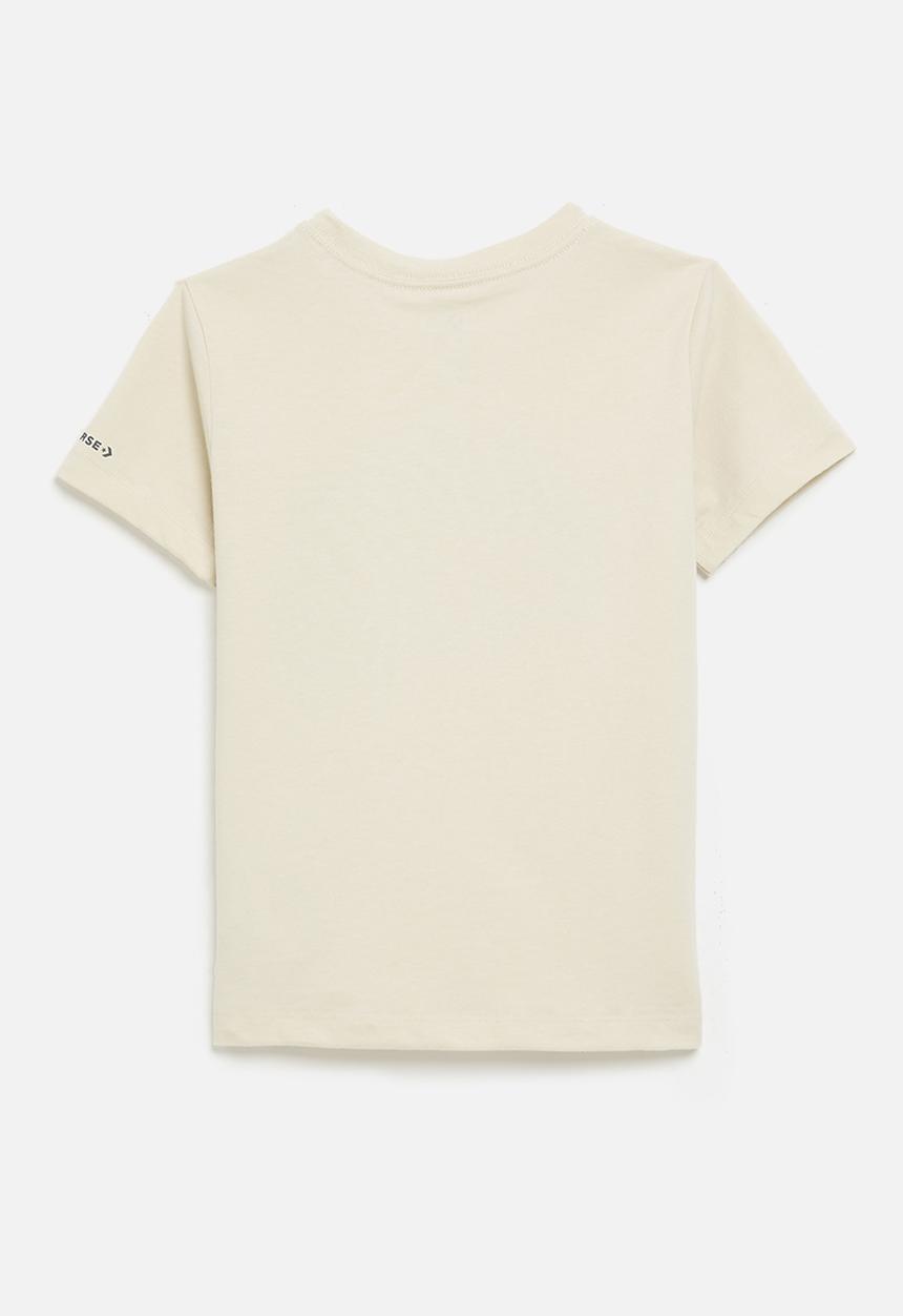 Converse - Cnvg retro sneaker gfx T-shirt - natural ivory & dark matter