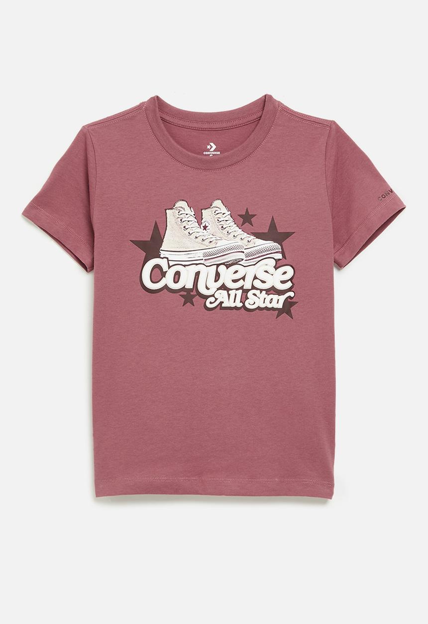 Converse - Cnvg retro sneaker gfx T-shirt - royal flushed