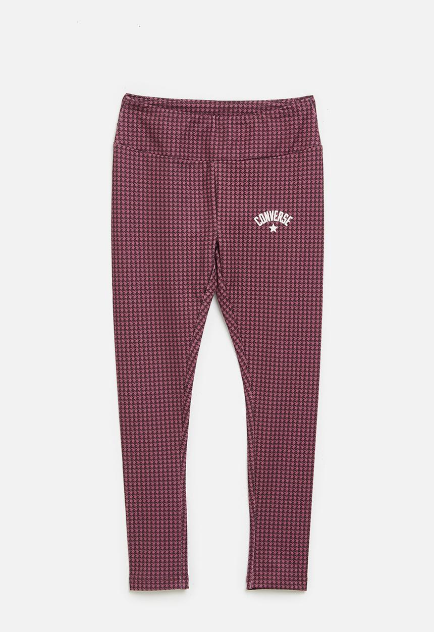 Converse - Cnvg high rise printed legging - deep bordeaux