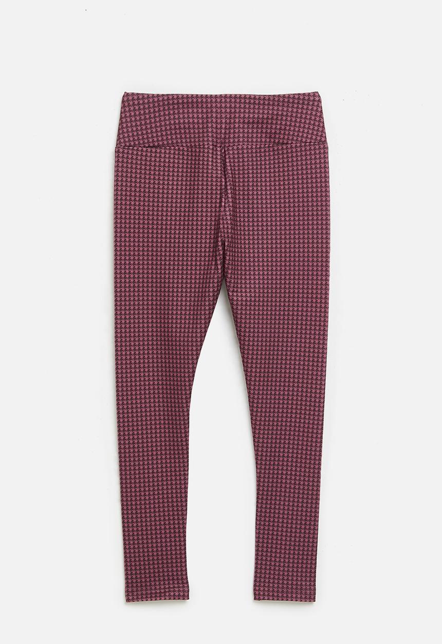 Converse - Cnvg high rise printed legging - deep bordeaux