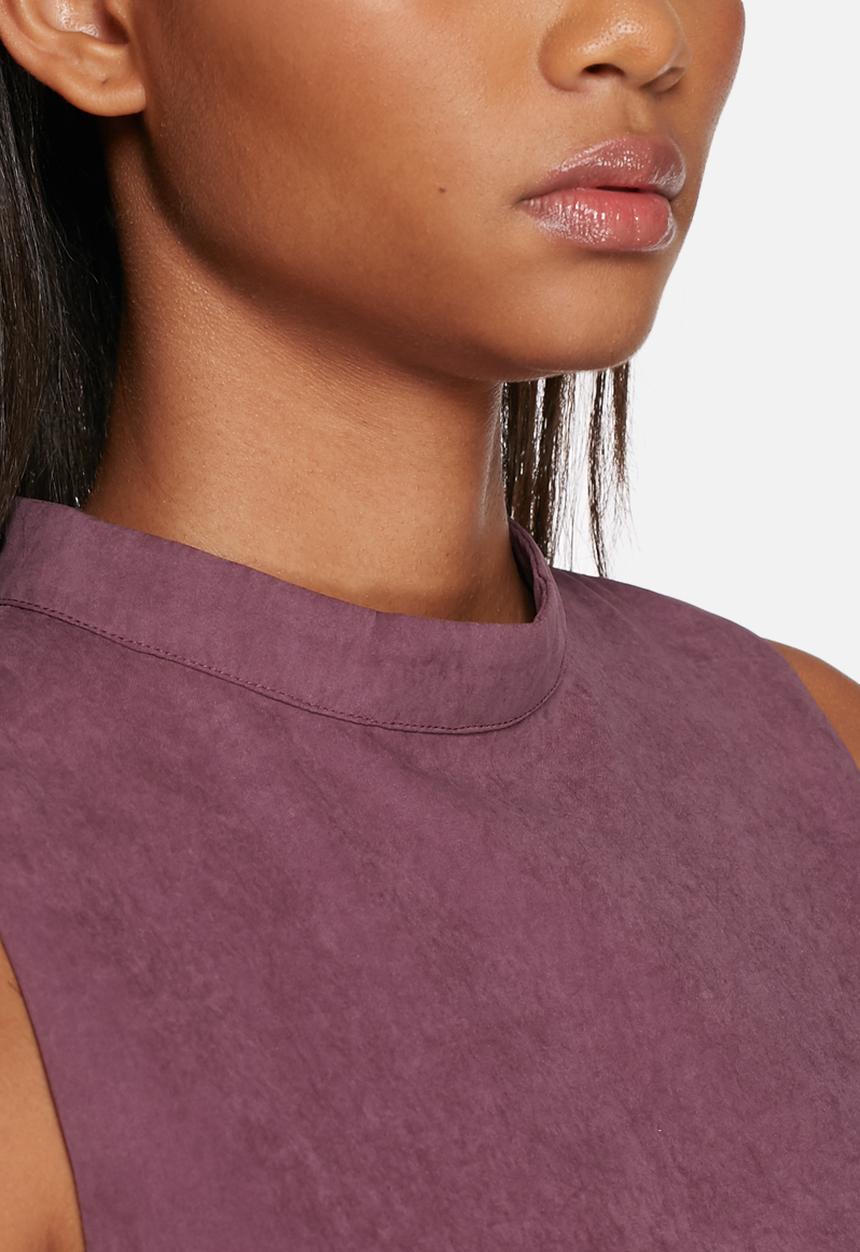 Neon Rose - Suede button back shift dress