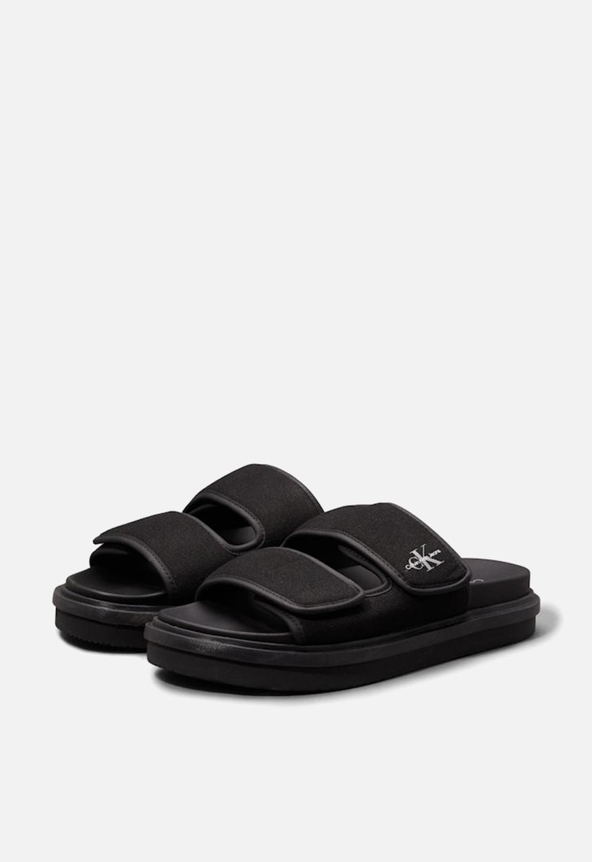Calvin Klein - Double Bar Sandal Mtl - Black