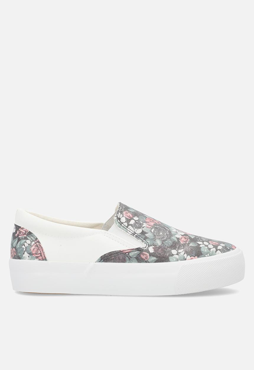 Madison® - Floral sneaker - black