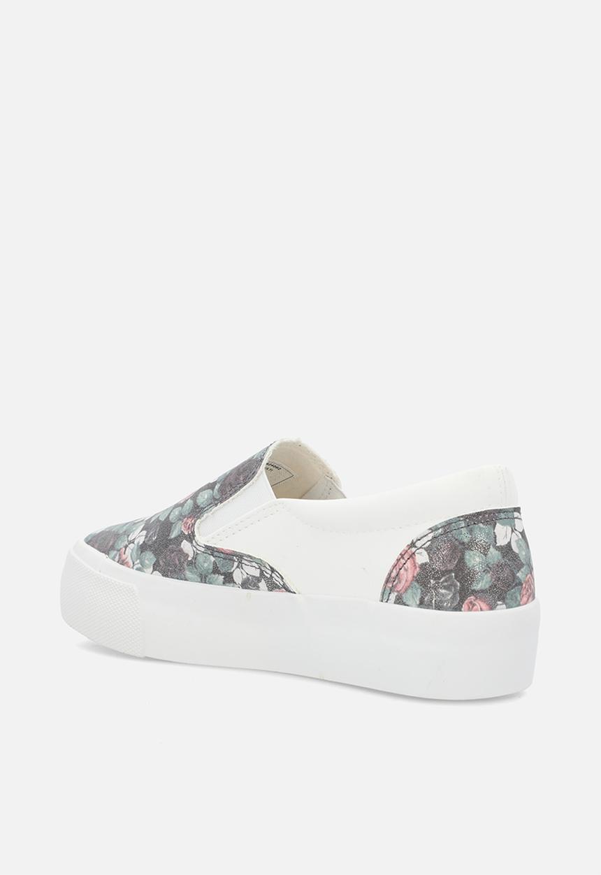 Madison® - Floral sneaker - black
