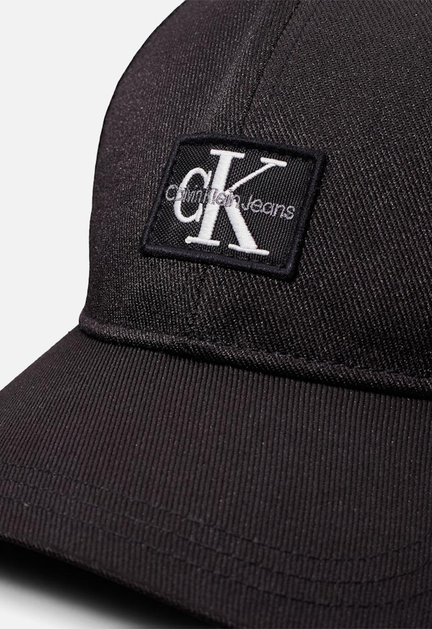 Calvin Klein - Mono logo patch cap - black