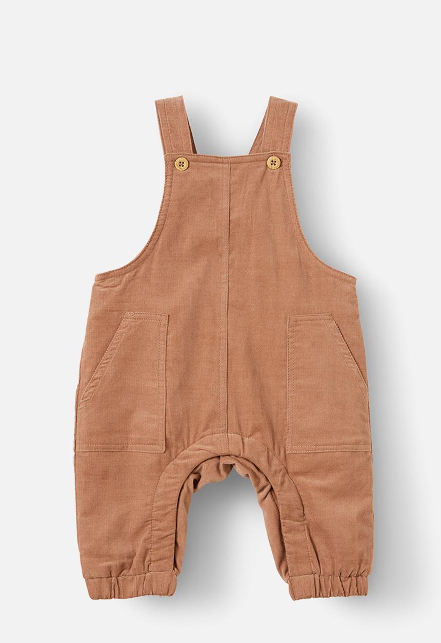 Cotton On - Samson cord overall - taupy brown