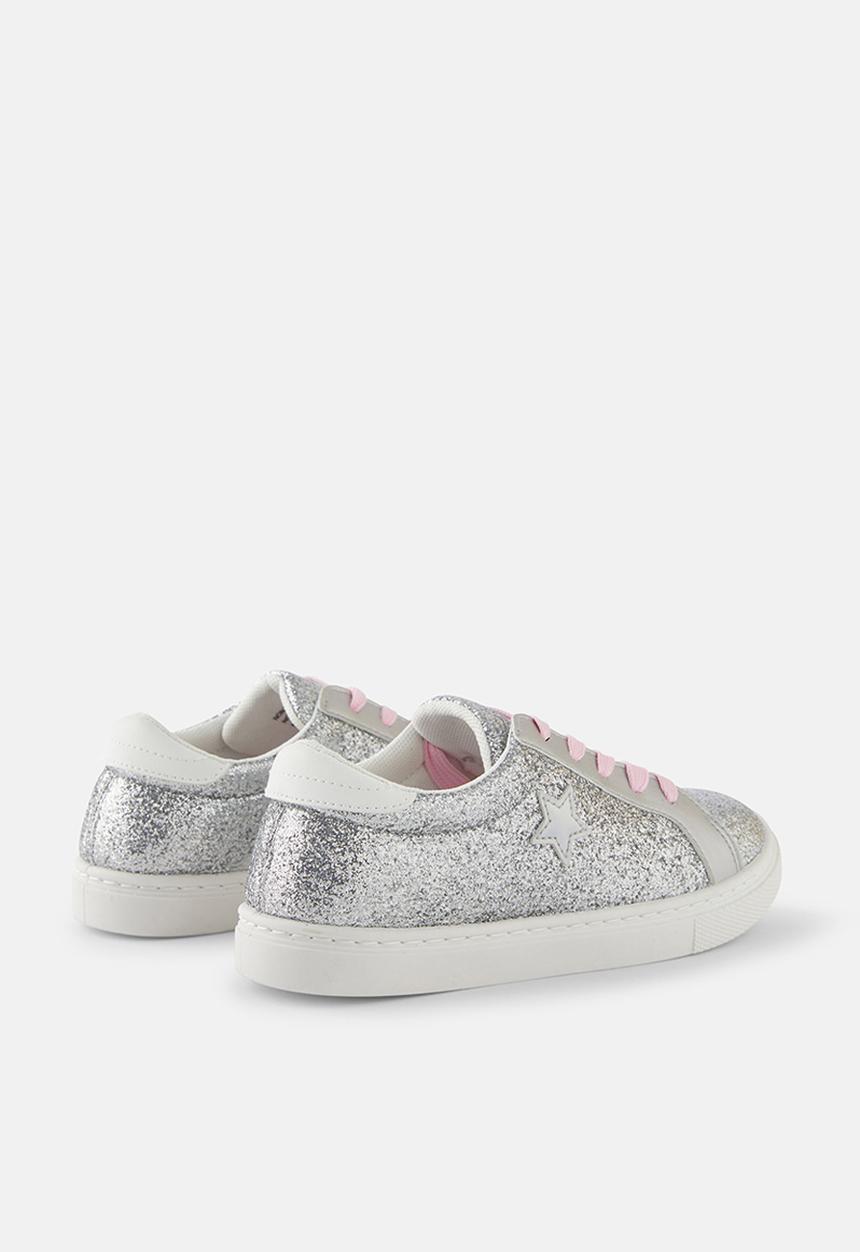 Cotton On - Sofia star sneaker - silver glitter