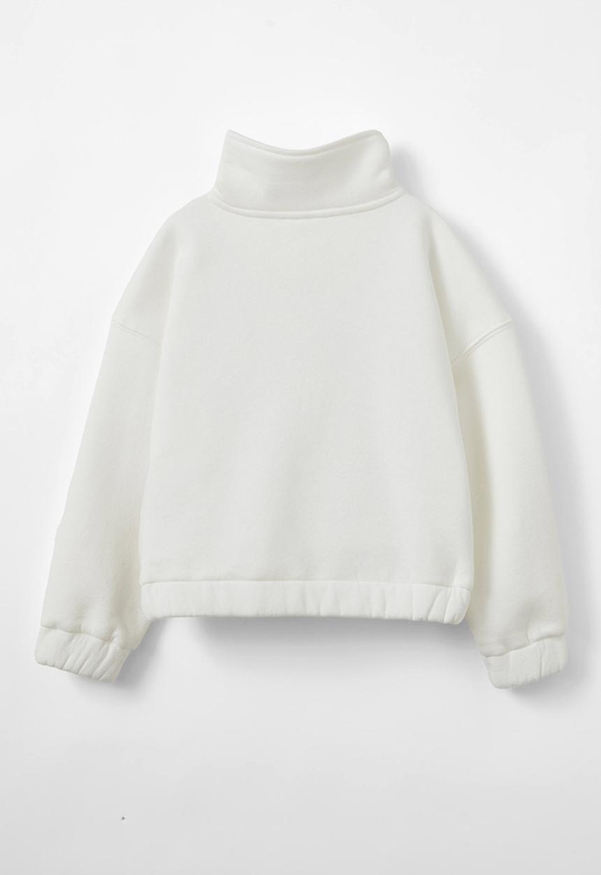 Cotton On - Naomi half zip pullover - vanilla/pickleball