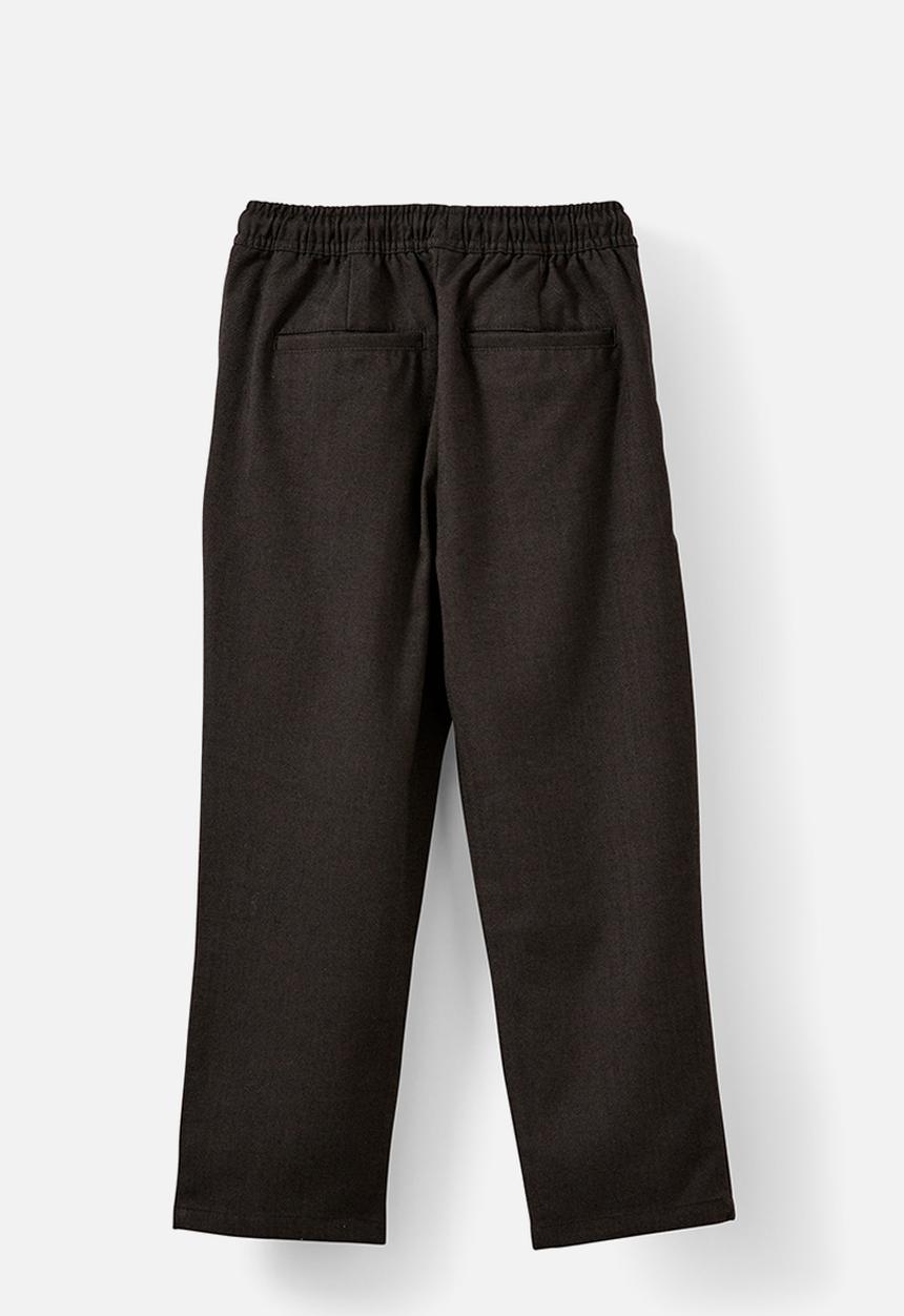 Cotton On - Alex pleat front pant - hot choccy/herringbone