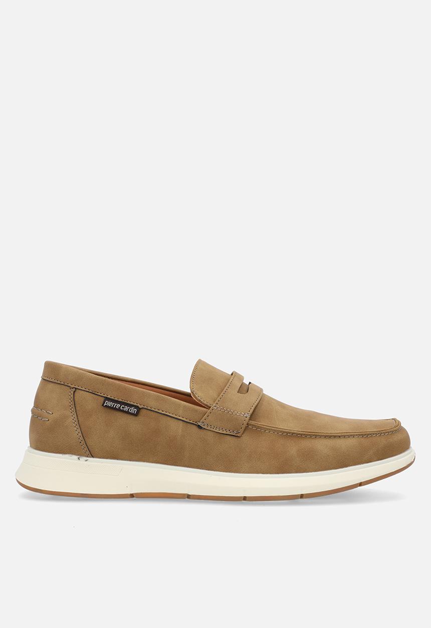 Pierre Cardin - Hector casual slip on tan white a1