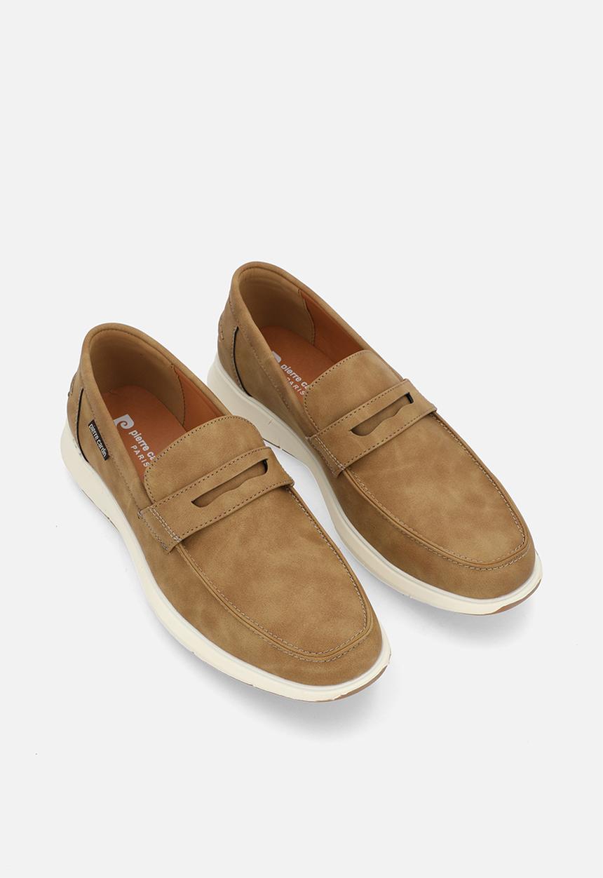 Pierre Cardin - Hector casual slip on tan white a1