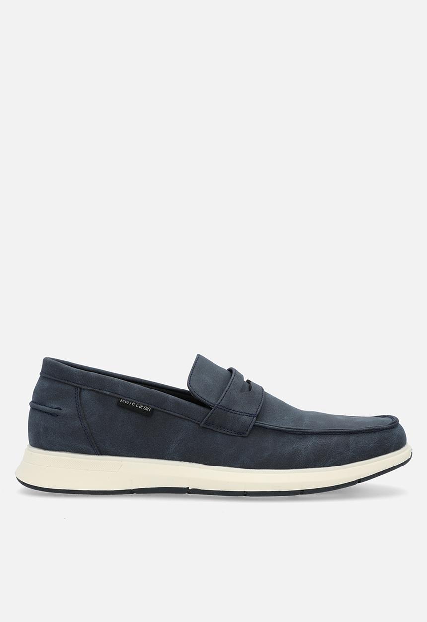 Pierre Cardin - Hector casual slip on - navy & white 