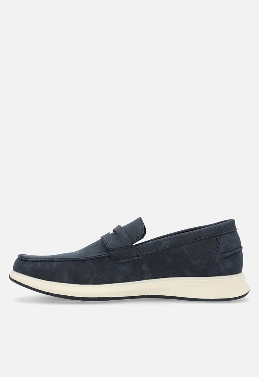 Pierre Cardin - Hector casual slip on - navy & white 