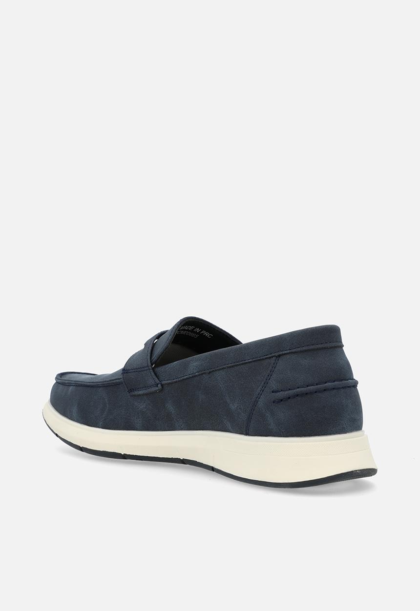 Pierre Cardin - Hector casual slip on - navy & white 