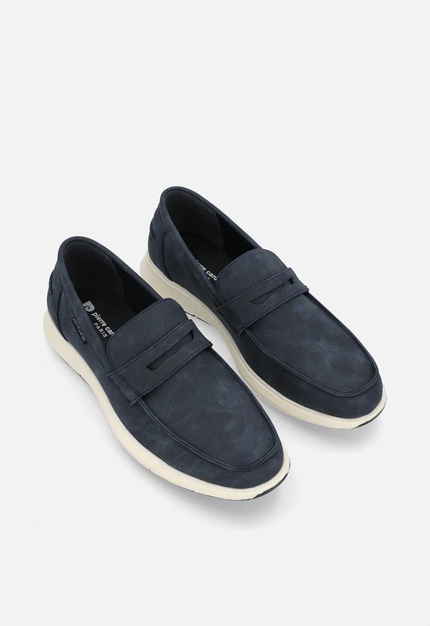 Pierre Cardin - Hector casual slip on - navy & white 