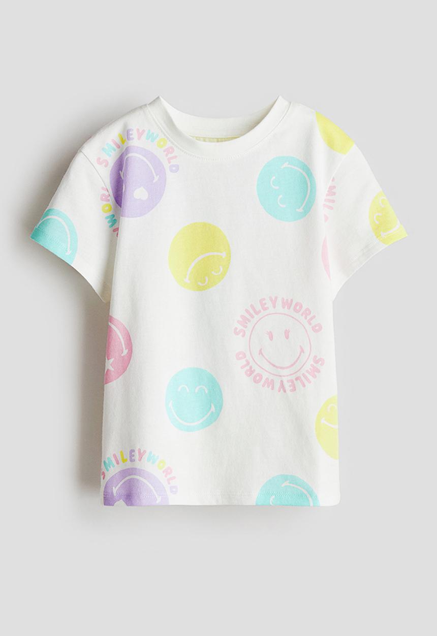 H&M - Printed T-shirt - white