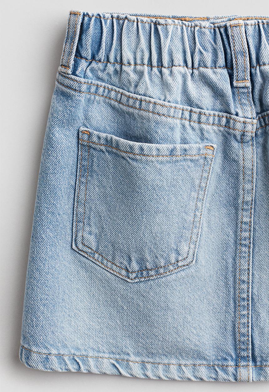 H&M - Keith Haring X H&M:  Denim skirt - blue 
