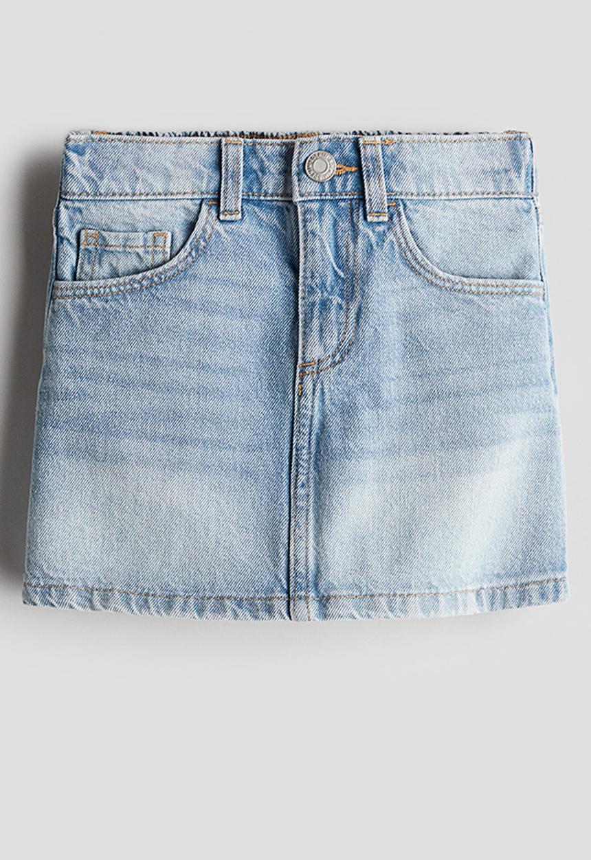 H&M - Keith Haring X H&M:  Denim skirt - blue 