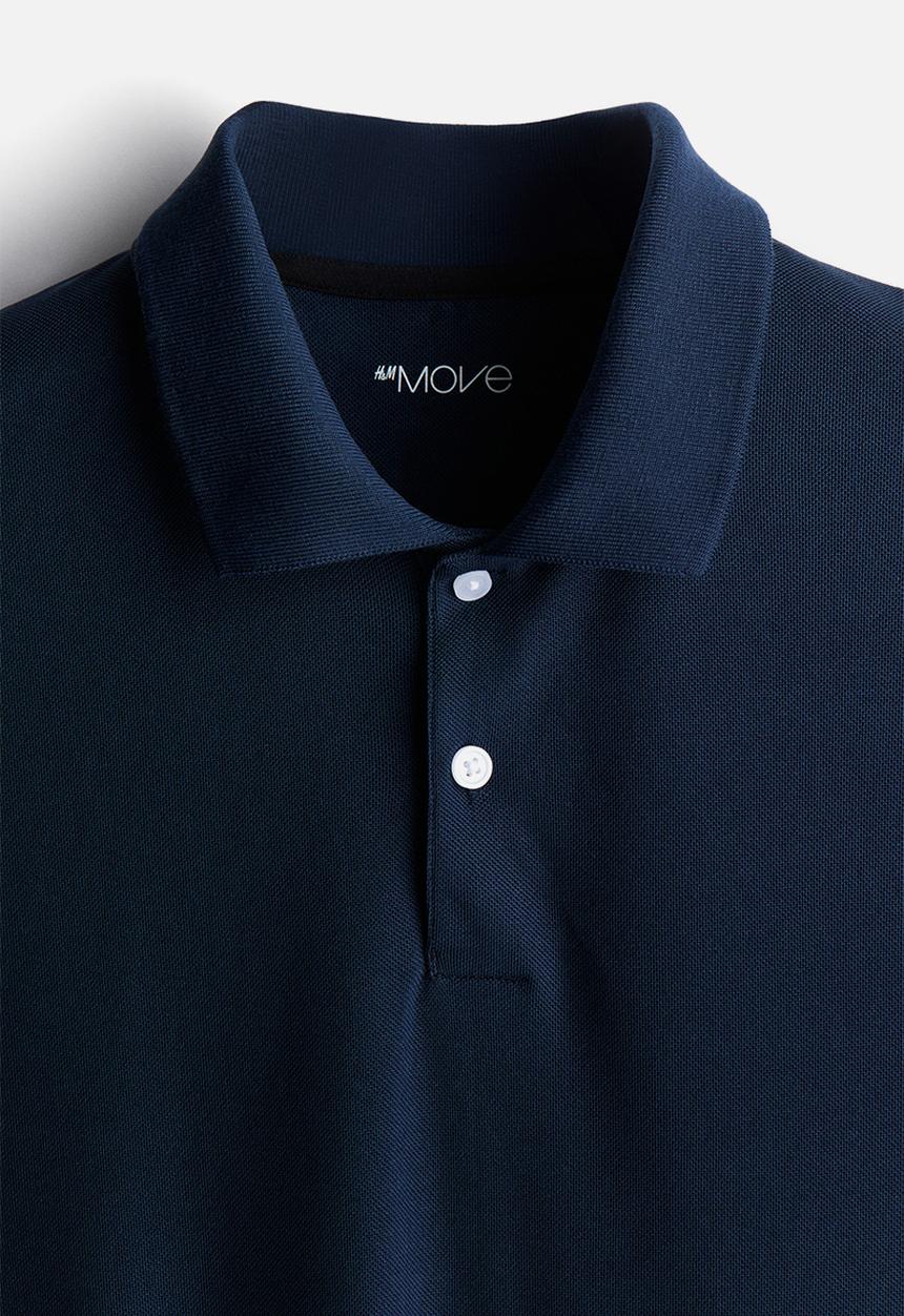H&M - Piqué sports top - navy blue