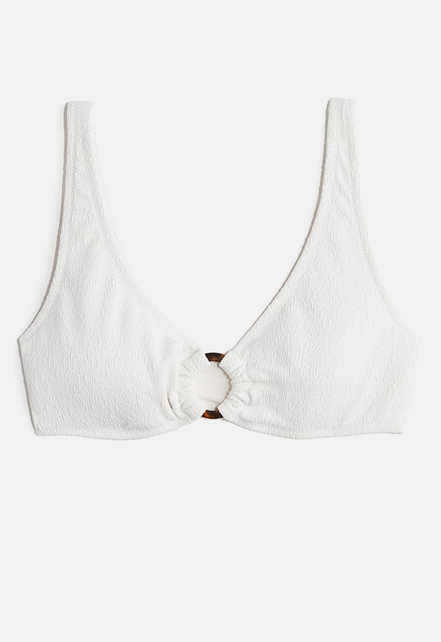 H&M - Padded bikini top - white