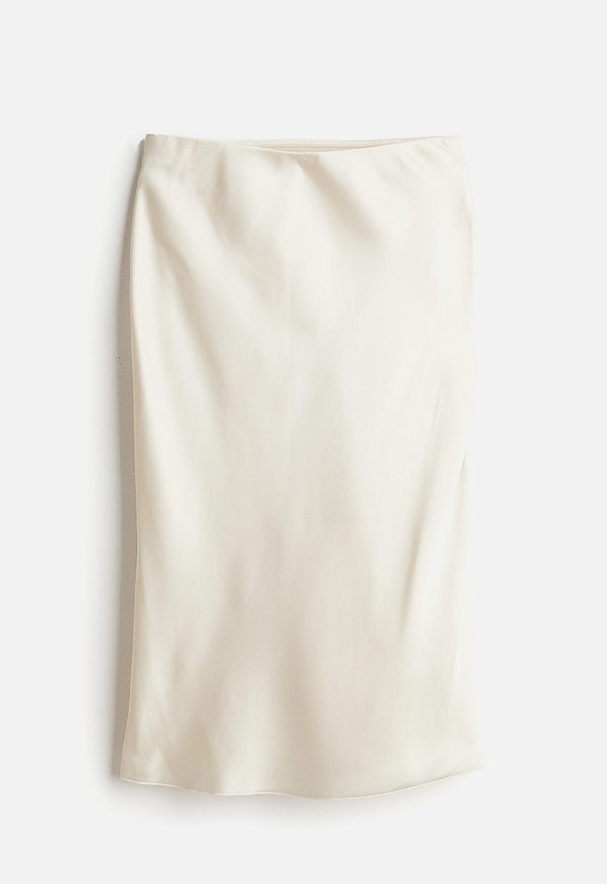 H&M - Knee-length skirt - cream