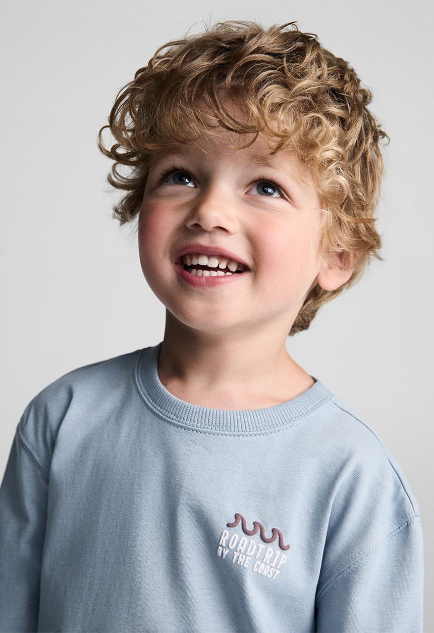 MANGO - T-shirt guau - light/pastel blue