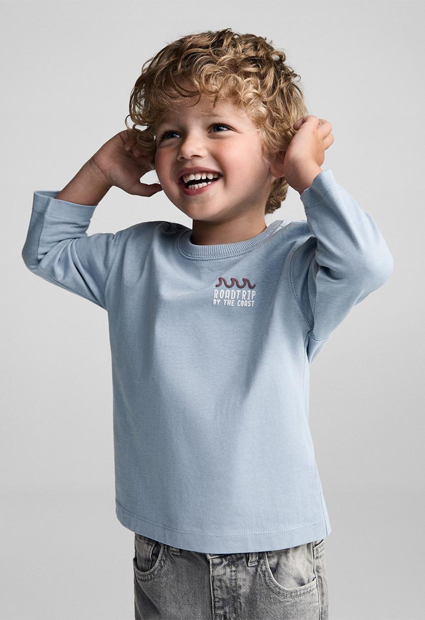 MANGO - T-shirt guau - light/pastel blue