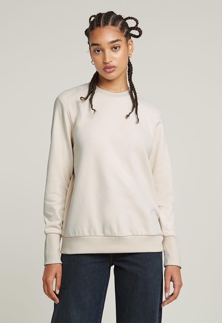G-STAR - Shoulder pdd dressy sw wmn - white