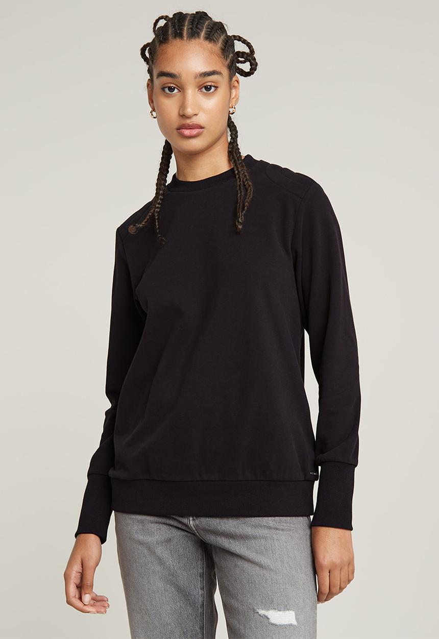 G-STAR - Shoulder pdd dressy sw wmn - black