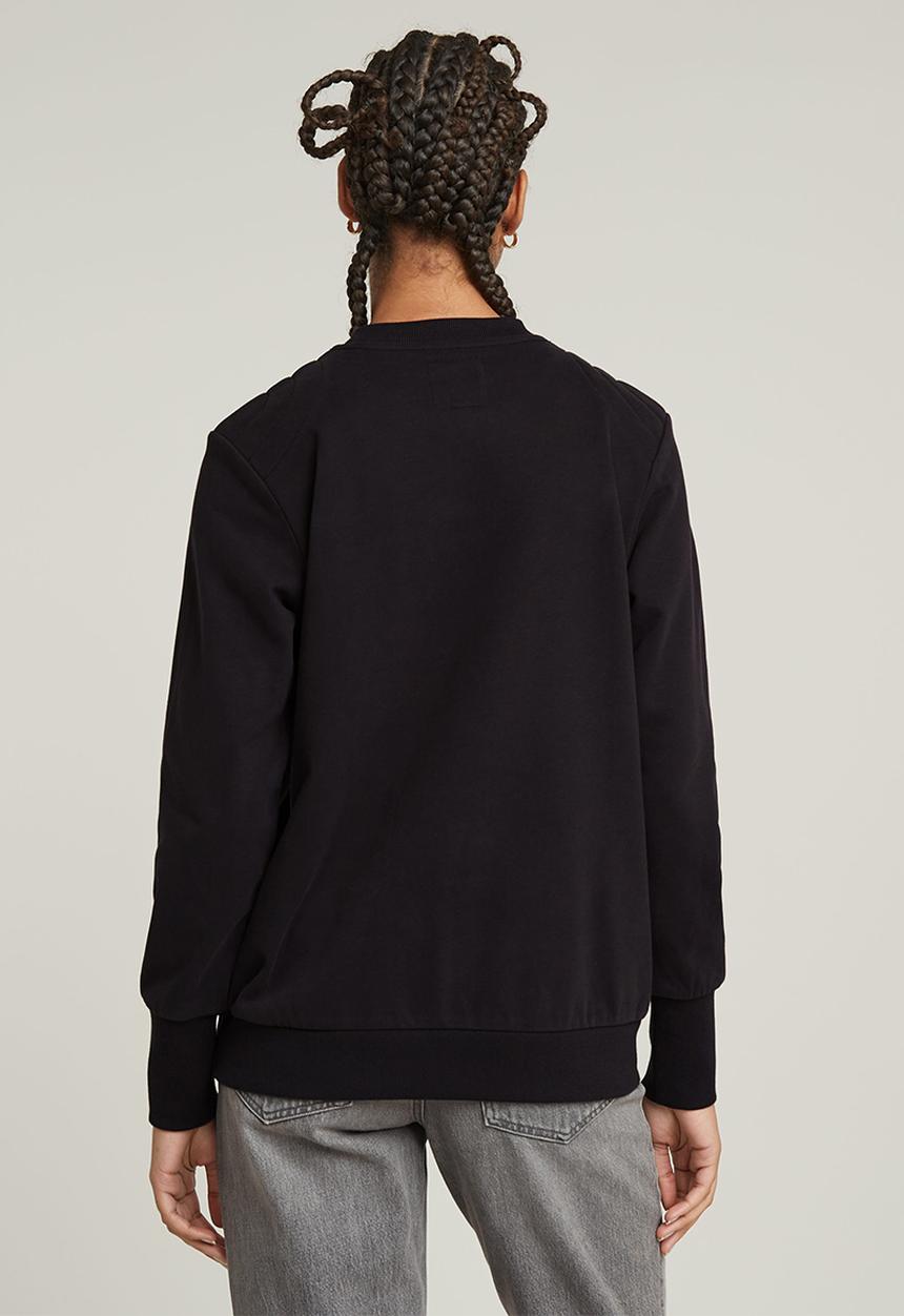 G-STAR - Shoulder pdd dressy sw wmn - black