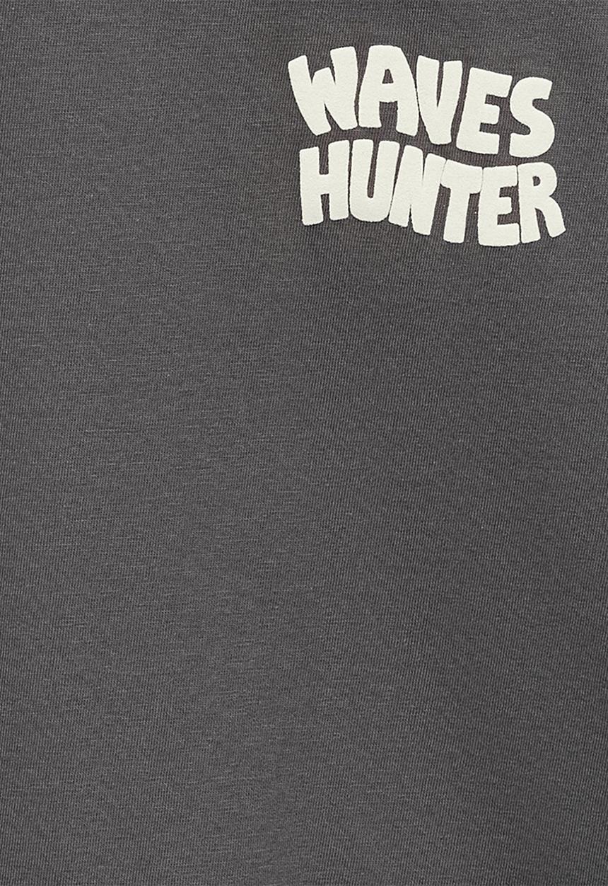 MANGO - T-shirt hunter - charcoal
