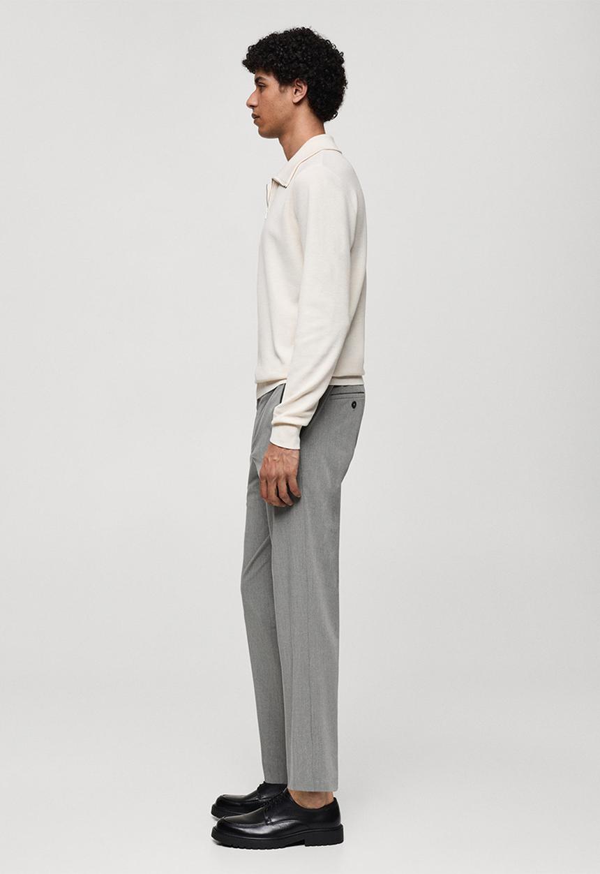 MANGO - Trousers bologna - gray