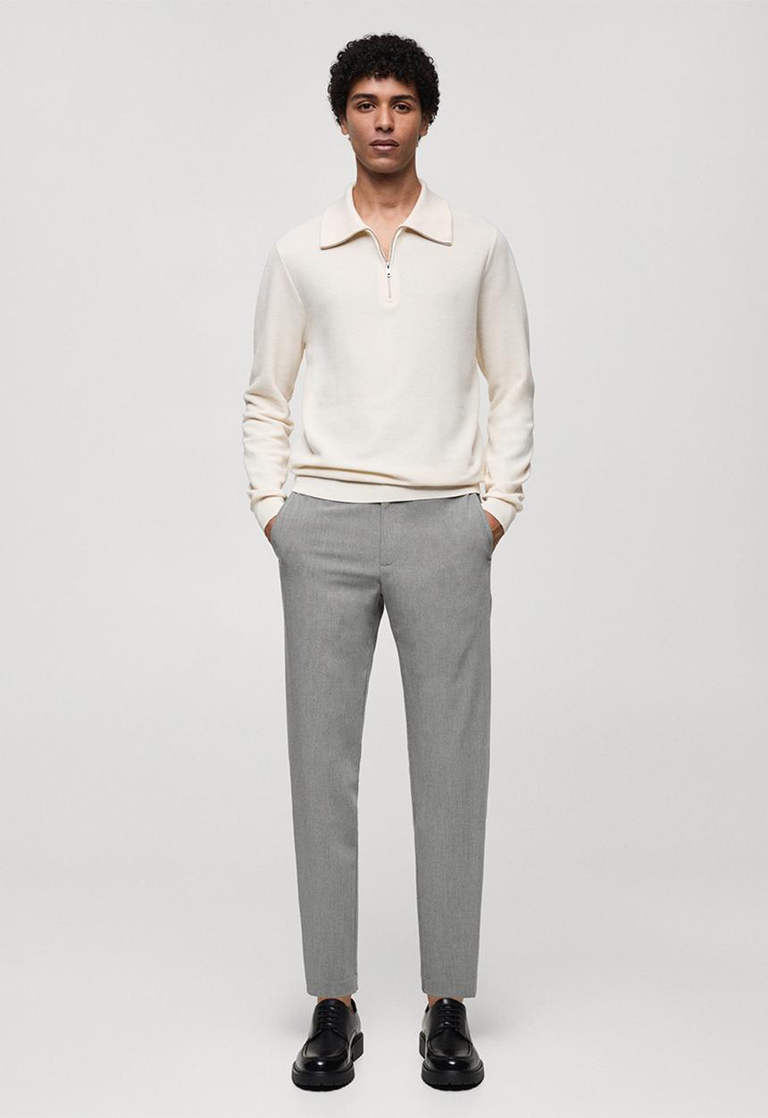 MANGO - Trousers bologna - gray