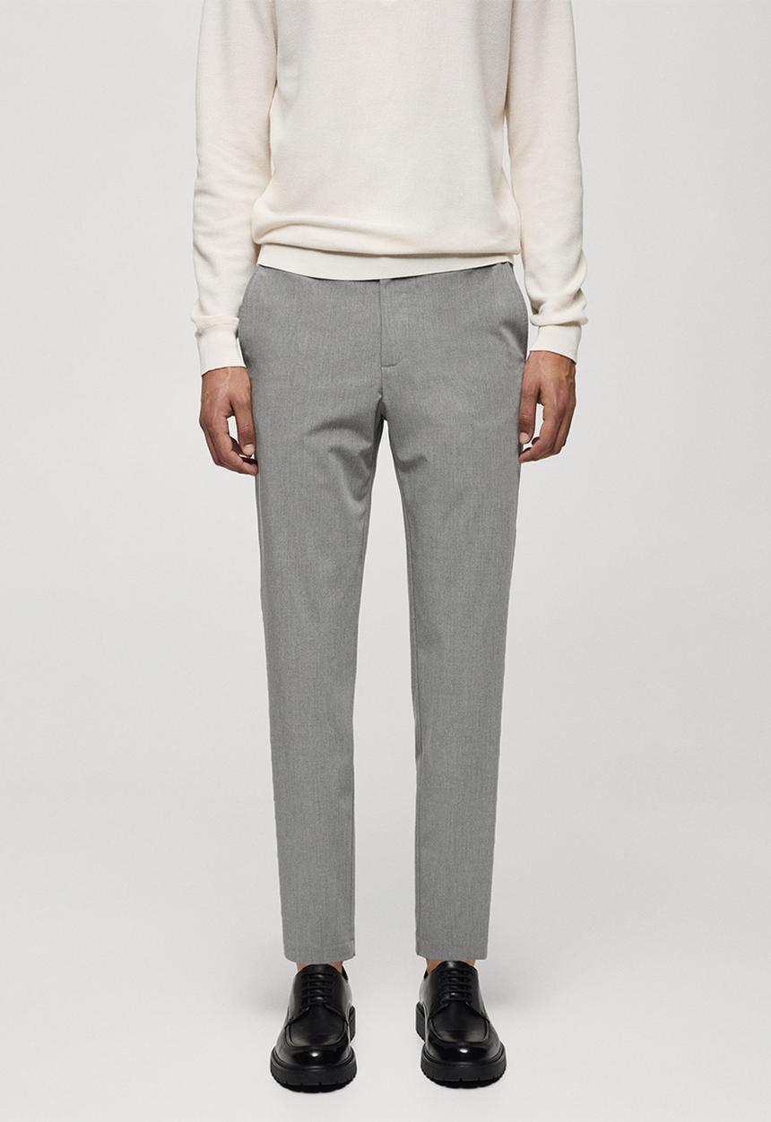MANGO - Trousers bologna - gray