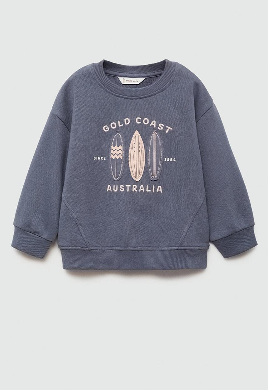 MANGO - Sweatshirt goldco - medium blue