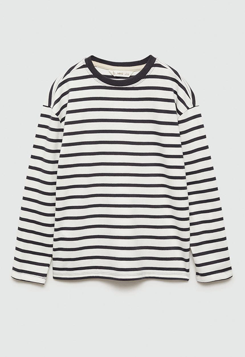 MANGO - T-shirt lucky - charcoal