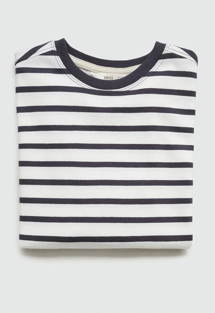 MANGO - T-shirt lucky - charcoal