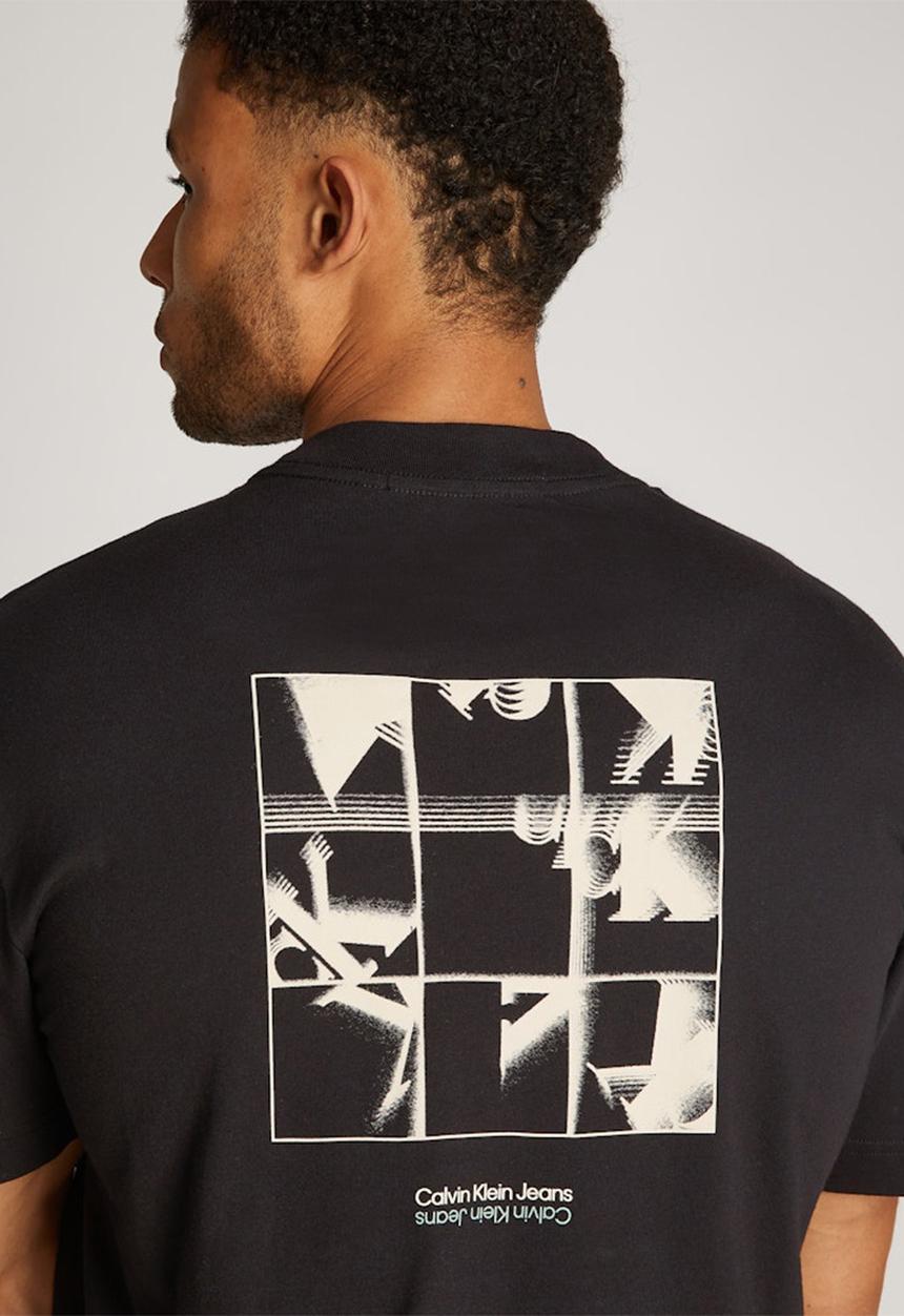 Calvin Klein - Grid Monogram Tee - Ck Black