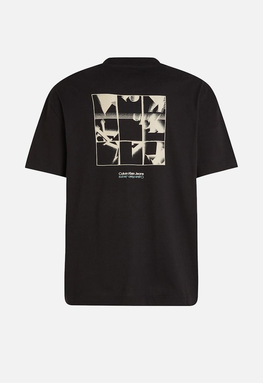 Calvin Klein - Grid Monogram Tee - Ck Black