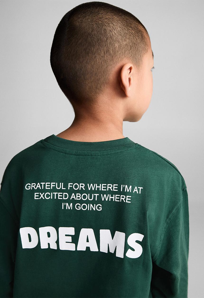 MANGO - T-shirt victory - dark green