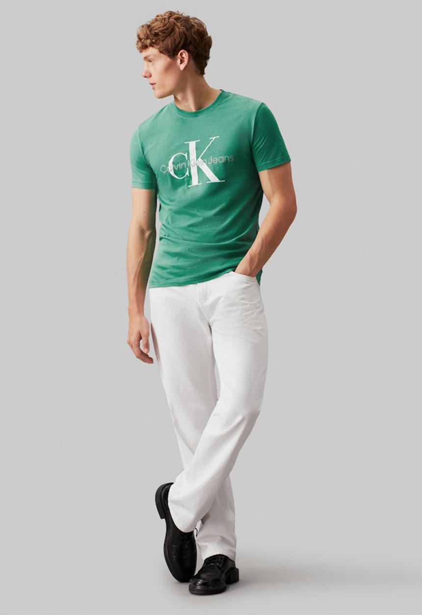 Calvin Klein - Seasonal Monologo Tee - Bahama Green