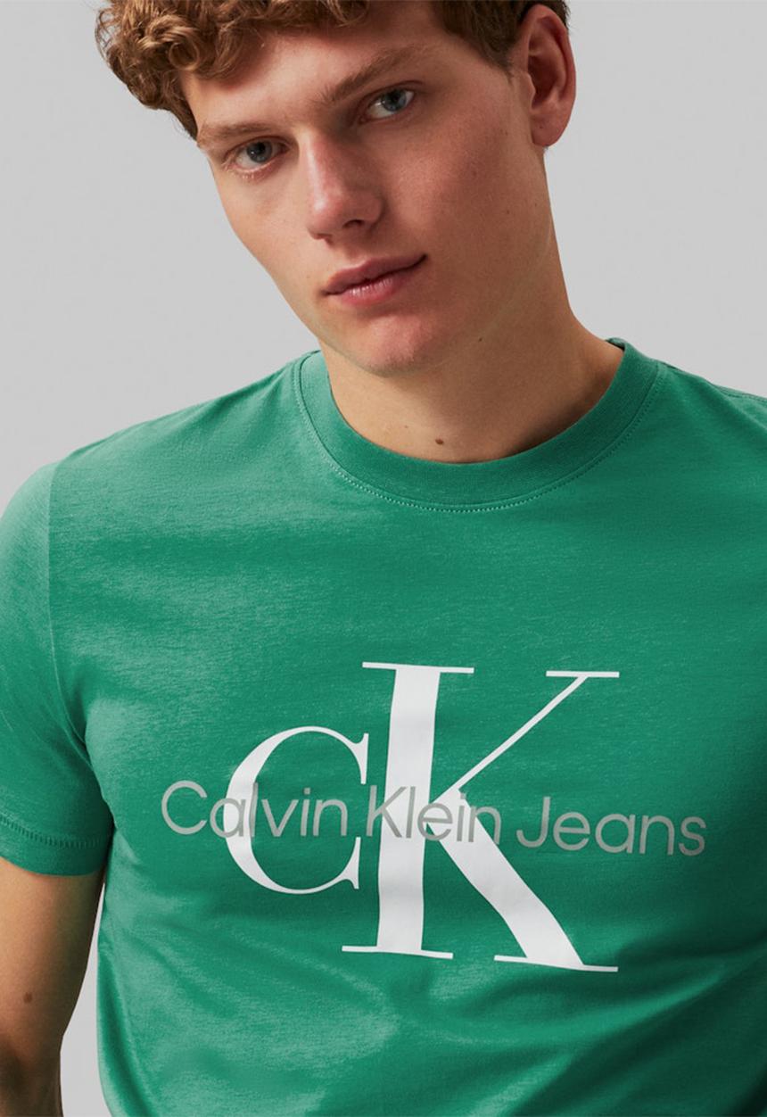 Calvin Klein - Seasonal Monologo Tee - Bahama Green